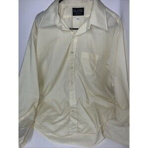 Classic Collection by National Shirt Yellow Button Down Shirt SZ 17